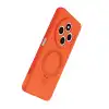 Xiaomi Redmi 14c Regal Magsafe Standlı Kapak - Turuncu