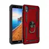 Xiaomi Redmi 7a Kılıf Sofya Yüzüklü Silikon Kapak - Kırmızı
