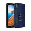 Xiaomi Redmi 7a Kılıf Sofya Yüzüklü Silikon Kapak - Lacivert