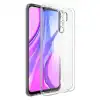 Xiaomi Redmi 9 Kılıf Lüx Şeffaf Silikon - Şeffaf