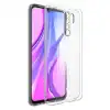 Xiaomi Redmi 9 Kılıf Lüx Şeffaf Silikon - Şeffaf