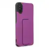 Xiaomi Redmi 9a Kılıf Mega Standlı Silikon - Mor