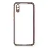 Xiaomi Redmi 9a Kılıf Miami Şeffaf Silikon - Açık Mor
