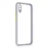 Xiaomi Redmi 9a Kılıf Miami Şeffaf Silikon - Lila