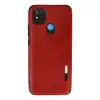 Xiaomi Redmi 9c Kılıf Loop Deri Silikon - Kırmızı