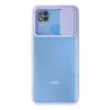 Xiaomi Redmi 9c Kılıf Palm Buzlu Kamera Sürgülü Silikon - Lila