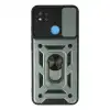 Xiaomi Redmi 9c Kılıf Pars Lens Yüzüklü Silikon - Yeşil