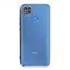 Xiaomi Redmi 9c Kılıf Razer Lensli Silikon - Açık Mavi