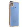 Xiaomi Redmi 9c Kılıf Razer Lensli Silikon - Gold