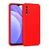 Xiaomi Redmi 9t Kılıf Nano İçi Kadife Silikon - Kırmızı
