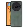 Xiaomi Redmi A3 4g Kılıf Aras Deri Kapak - Koyu Yeşil