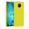 Xiaomi Redmi K30 Pro Kılıf Nano İçi Kadife Silikon - Sarı