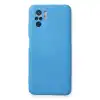 Xiaomi Redmi Note 10 Kılıf Nano İçi Kadife Silikon - Mavi