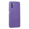 Xiaomi Redmi Note 10 Kılıf Nano İçi Kadife Silikon - Mor
