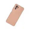 Xiaomi Redmi Note 10 Kılıf Nano İçi Kadife Silikon - Pudra
