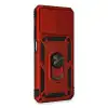 Xiaomi Redmi Note 10 Kılıf Pars Lens Yüzüklü Silikon - Kırmızı