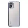 Xiaomi Redmi Note 10 Kılıf Razer Lensli Silikon - Açık Mavi
