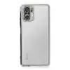 Xiaomi Redmi Note 10 Kılıf Razer Lensli Silikon - Gümüş