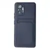 Xiaomi Redmi Note 10 Pro Kılıf Kelvin Kartvizitli Silikon - Lacivert