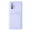 Xiaomi Redmi Note 10 Pro Kılıf Kelvin Kartvizitli Silikon - Lila