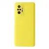 Xiaomi Redmi Note 10 Pro Kılıf Nano İçi Kadife Silikon - Sarı