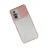 Xiaomi Redmi Note 10 Pro Kılıf Palm Buzlu Kamera Sürgülü Silikon - Pembe