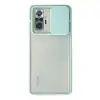 Xiaomi Redmi Note 10 Pro Kılıf Palm Buzlu Kamera Sürgülü Silikon - Turkuaz