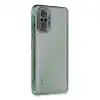 Xiaomi Redmi Note 10 Pro Kılıf Razer Lensli Silikon - Yeşil