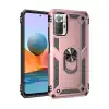 Xiaomi Redmi Note 10 Pro Kılıf Sofya Yüzüklü Silikon Kapak - Rose