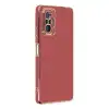 Xiaomi Redmi Note 10 Pro Kılıf Volet Silikon - Kırmızı