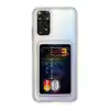 Xiaomi Redmi Note 11 Kılıf Kart Şeffaf Silikon - Şeffaf