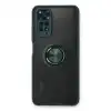 Xiaomi Redmi Note 11 Kılıf Montreal Yüzüklü Silikon Kapak - Yeşil