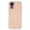 Xiaomi Redmi Note 11 Kılıf Nano İçi Kadife Silikon - Pudra