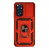Xiaomi Redmi Note 11 Kılıf Pars Lens Yüzüklü Silikon - Kırmızı