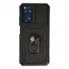 Xiaomi Redmi Note 11 Kılıf Pars Lens Yüzüklü Silikon - Siyah