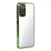 Xiaomi Redmi Note 11 Kılıf Razer Lensli Silikon - Yeşil