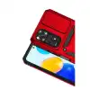 Xiaomi Redmi Note 11 Pro Kılıf Pars Lens Yüzüklü Silikon - Kırmızı