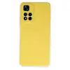 Xiaomi Redmi Note 11 Pro Plus 5g Kılıf Nano İçi Kadife Silikon - Sarı