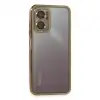 Xiaomi Redmi Note 11e Kılıf Razer Lensli Silikon - Gold