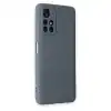 Xiaomi Redmi Note 11t Kılıf Nano İçi Kadife Silikon - Gri