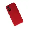 Xiaomi Redmi Note 11t Kılıf Nano İçi Kadife Silikon - Kırmızı
