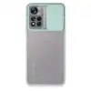 Xiaomi Redmi Note 11t Kılıf Palm Buzlu Kamera Sürgülü Silikon - Turkuaz