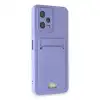 Xiaomi Redmi Note 12 4g Kılıf Kelvin Kartvizitli Silikon - Lila