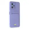 Xiaomi Redmi Note 12 4g Kılıf Kelvin Kartvizitli Silikon - Lila