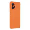 Xiaomi Redmi Note 12 4g Kılıf Nano İçi Kadife Silikon - Turuncu