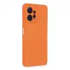 Xiaomi Redmi Note 12 4g Kılıf Nano İçi Kadife Silikon - Turuncu