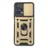 Xiaomi Redmi Note 12 5g Kılıf Pars Lens Yüzüklü Silikon - Gold