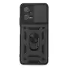 Xiaomi Redmi Note 12 5g Kılıf Pars Lens Yüzüklü Silikon - Siyah