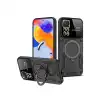 Xiaomi Redmi Note 12 Pro 4g Kılıf Joy Lens Standlı Kapak - Siyah