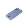 Xiaomi Redmi Note 12 Pro 4g Kılıf Kelvin Kartvizitli Silikon - Lila